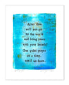 Quiet Prayer Gel Print