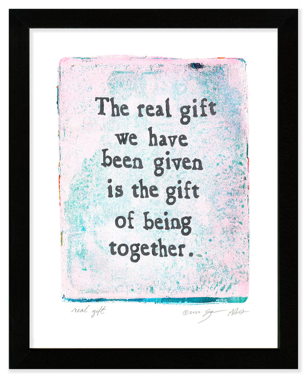 Real Gift Gel Print