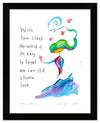 Wise Choice Art Print