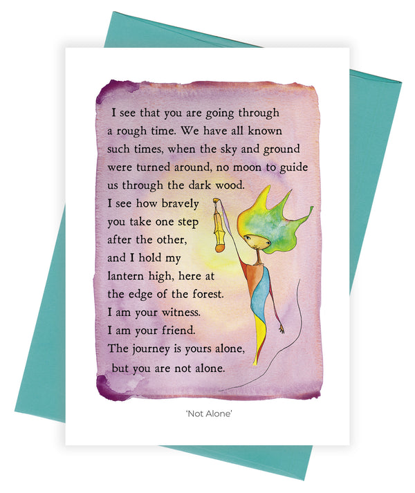 Not Alone Greeting Card