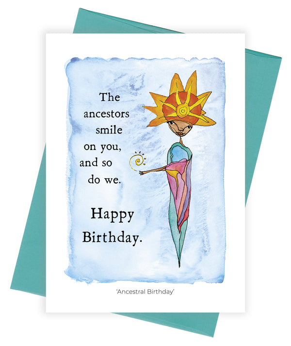 Ancestral Birthday Greeting Card