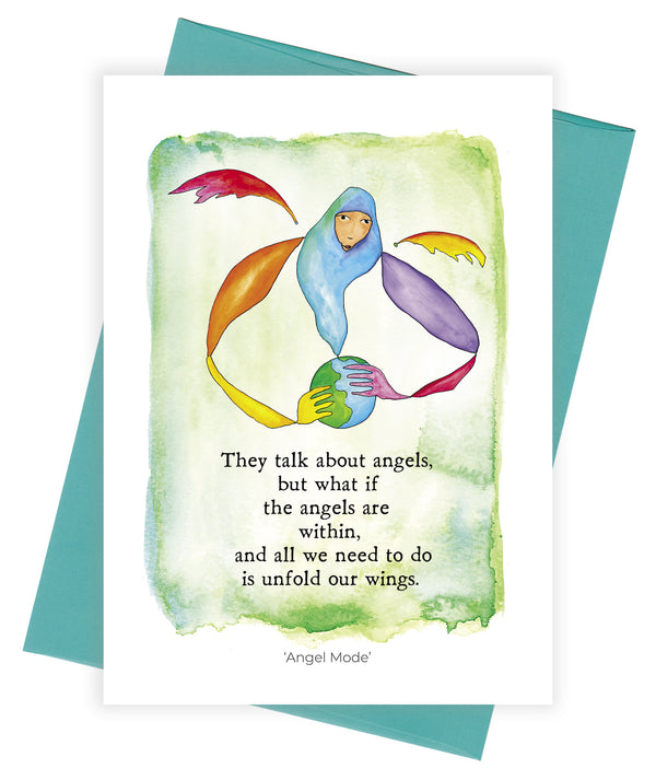 Angel Mode Greeting Card