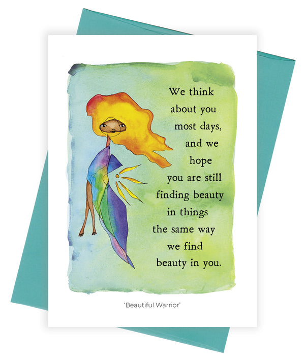 Beautiful Warrior Greeting Card