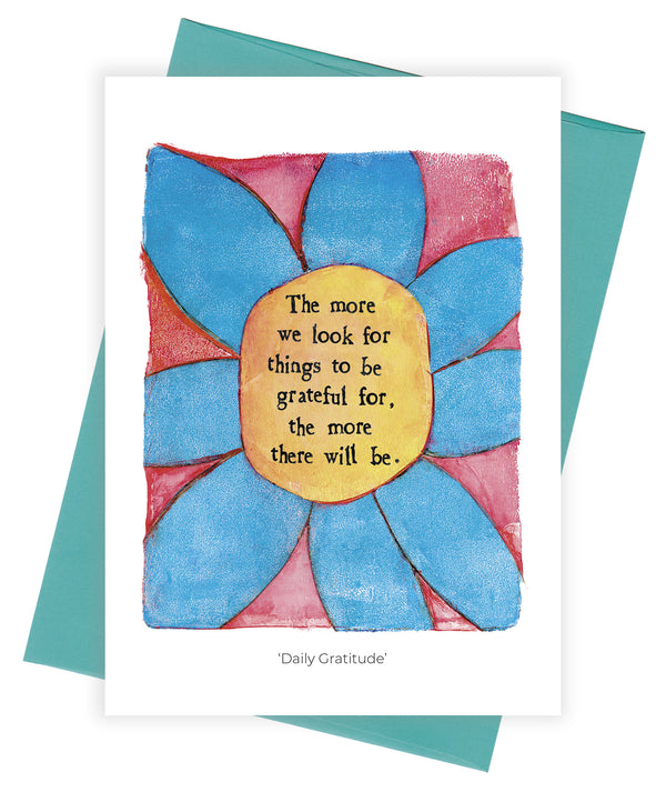 Daily Gratitude Greeting Card