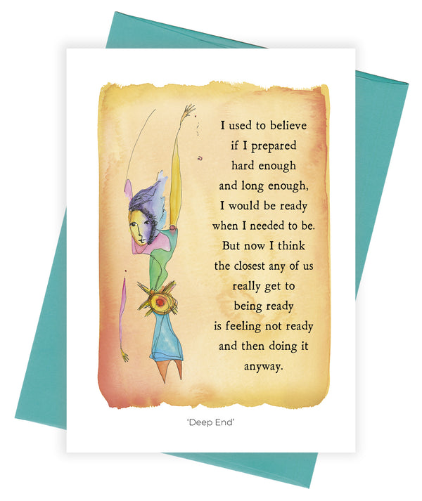 Deep End Greeting Card