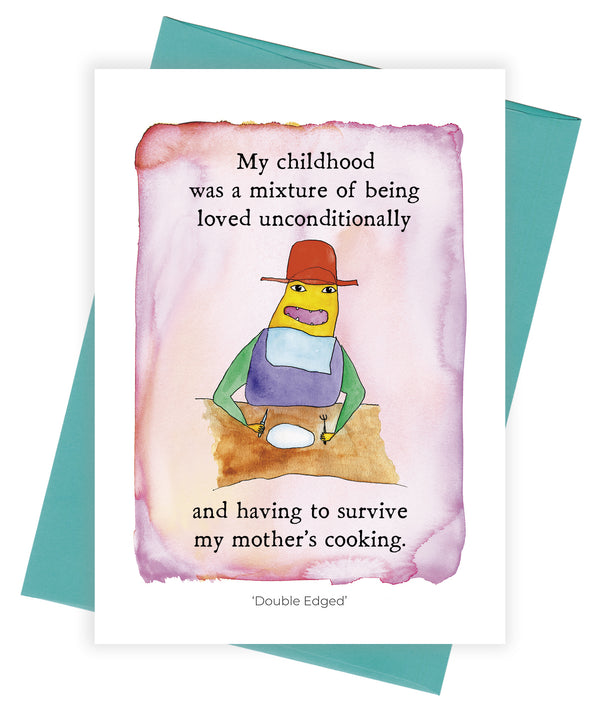 Double Edged Greeting Card