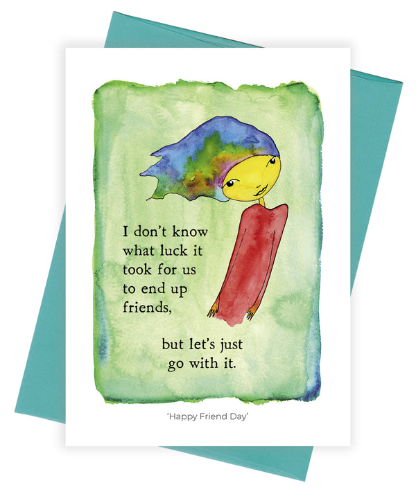 Happy Friend Day Greeting Card