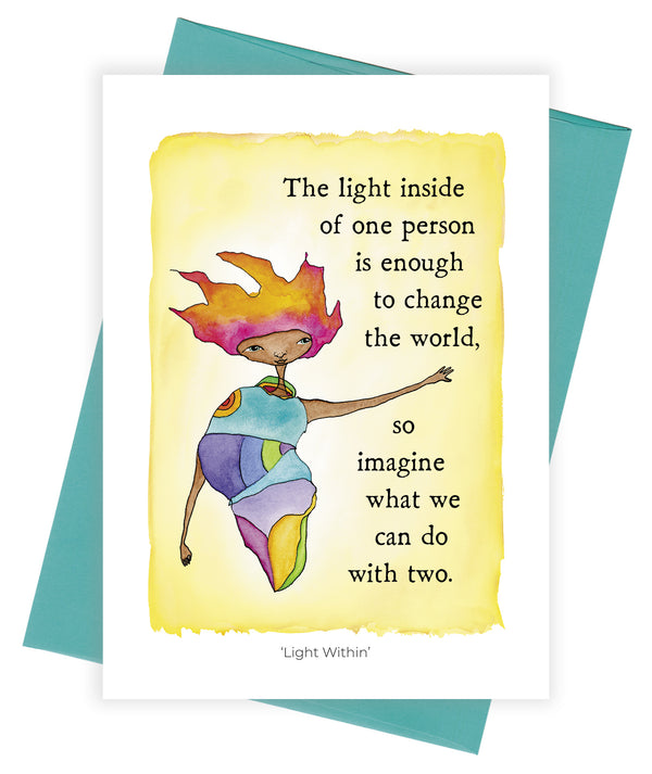 Light Within Greeting Card