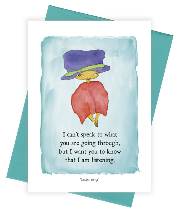 Listening Greeting Card