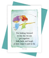 Rearview Greeting Card