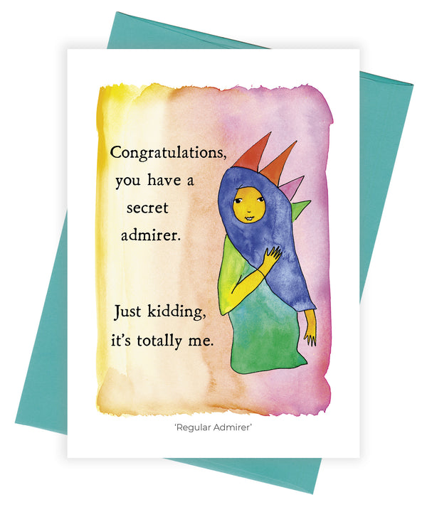 Regular Admirer Greeting Card