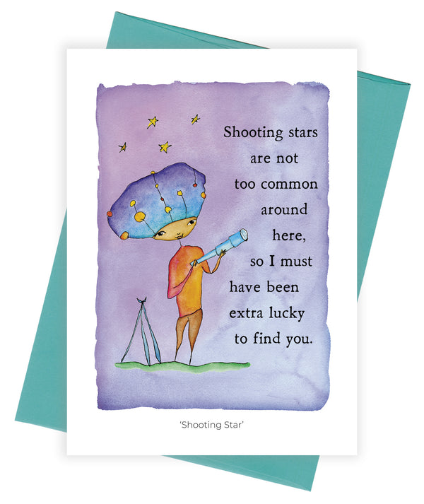 Shooting Star Greeting Card