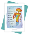 Strong Shoulders Greeting Card