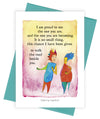 Walking Together Greeting Card