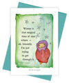 Winter Struggle Greeting Card