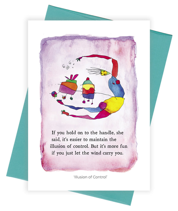 Illusion of Control Greeting Card