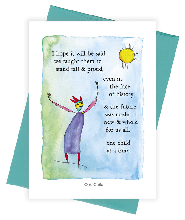 One Child Greeting Card