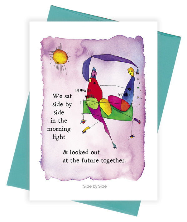 Side by Side Greeting Card