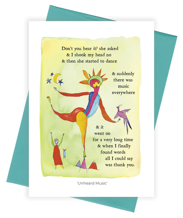 Unheard Music Greeting Card