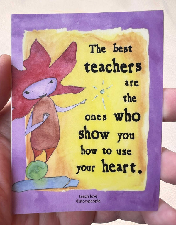 Teach Love Sticker